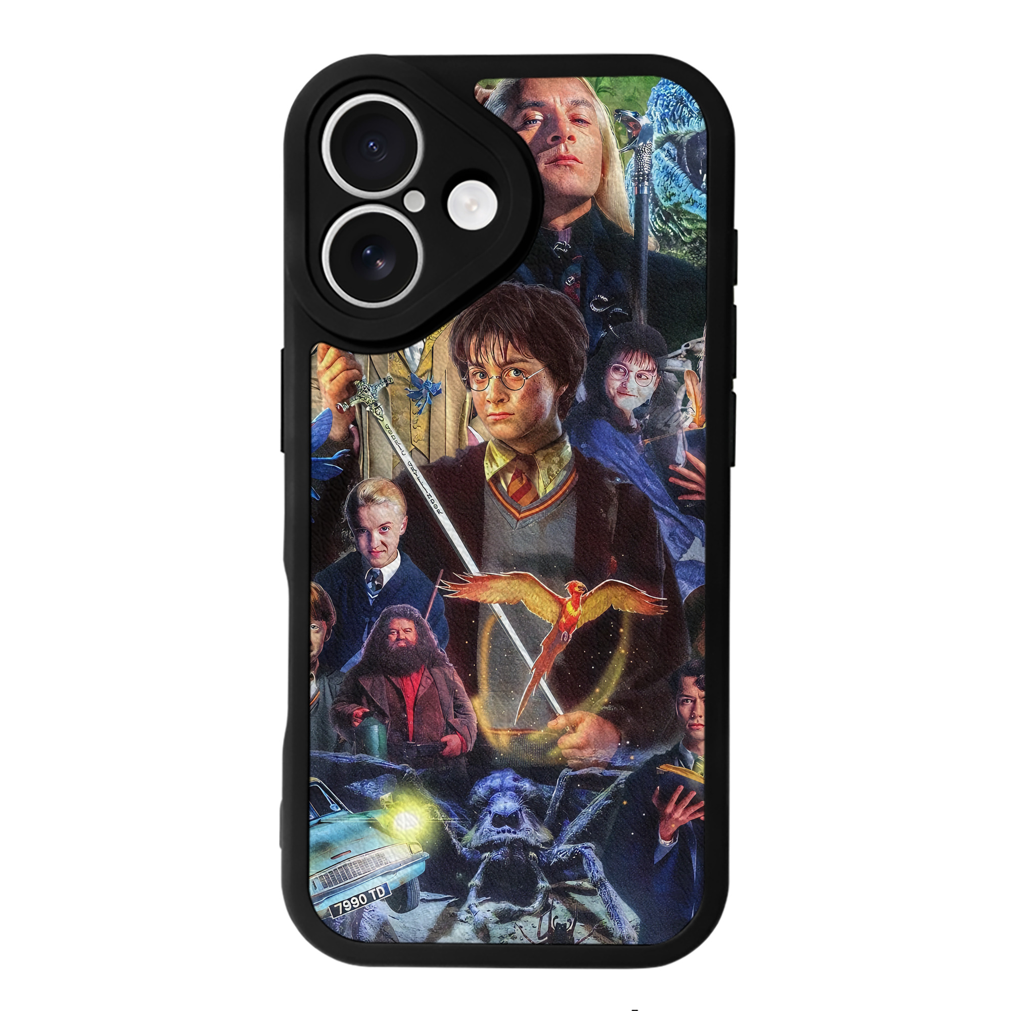 （画像用） Harry Potter ハリー・ポッターシリーズ 【iPhone 16シリーズ対応】シリコンスマホケース（レザー調） 材質：シリコン